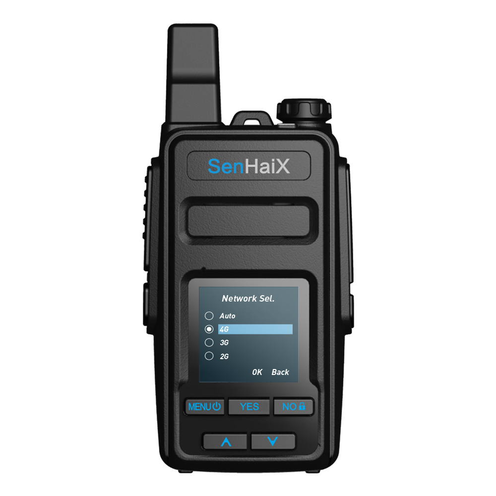 Rádio bidirecional 4G PoC com posicionamento GPS
