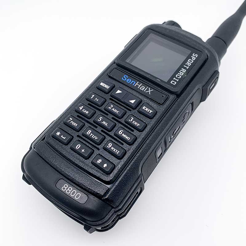 Walkietalkie de banda dupla de 5 W