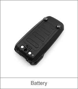 Bateria portátil para rádio bidirecional