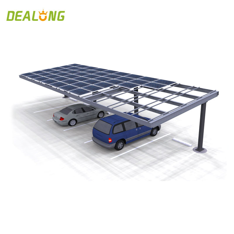 AL6005-T5 Painel Solar Ajustável Estrutura Carport

