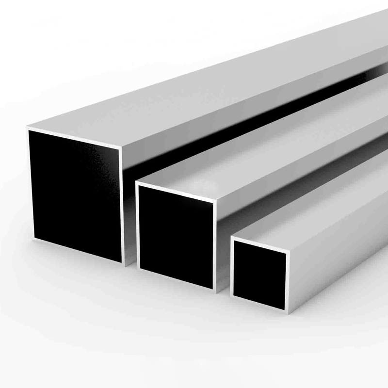Tubo quadrado de alumínio personalizado de acordo com desenhos e amostras
