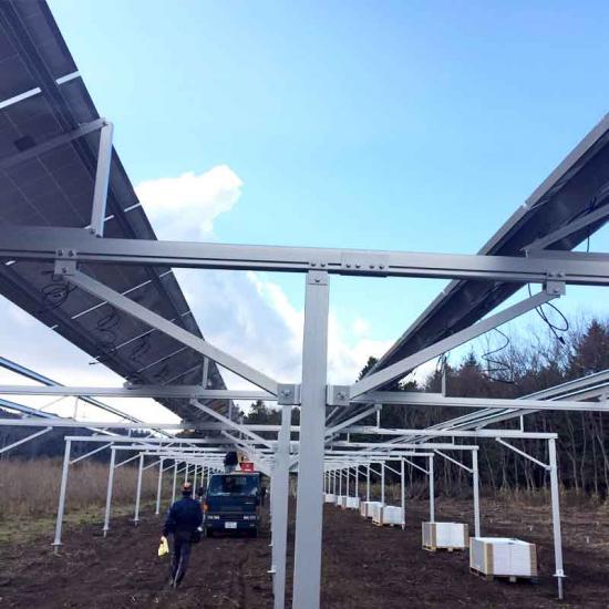 Sistemas de montagem de fazendas solares agrícolas Fazenda de energia solar