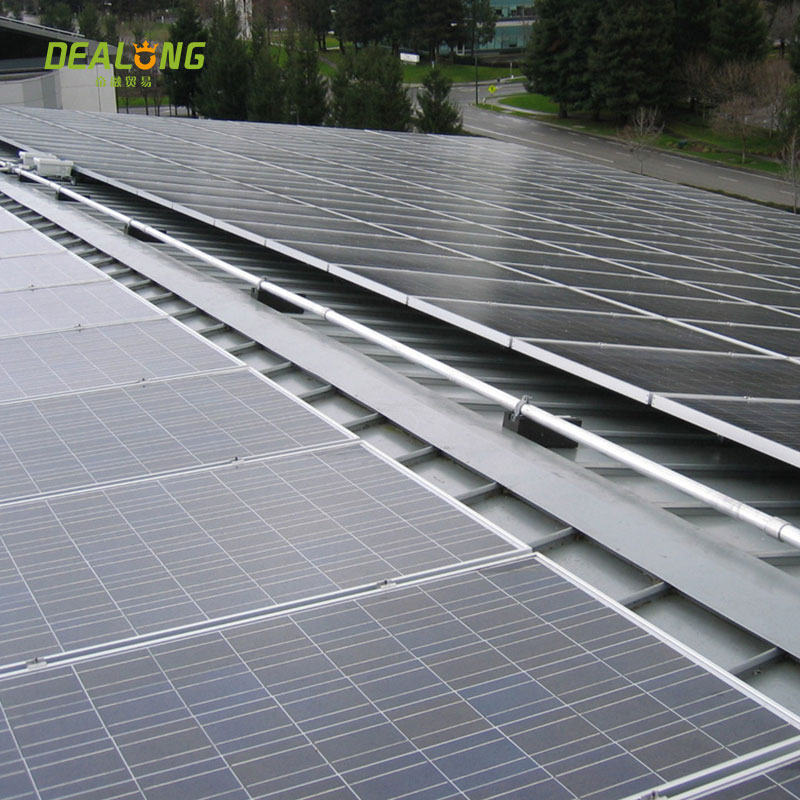 Montagens de telhado de painel solar para telhado de estanho metálico