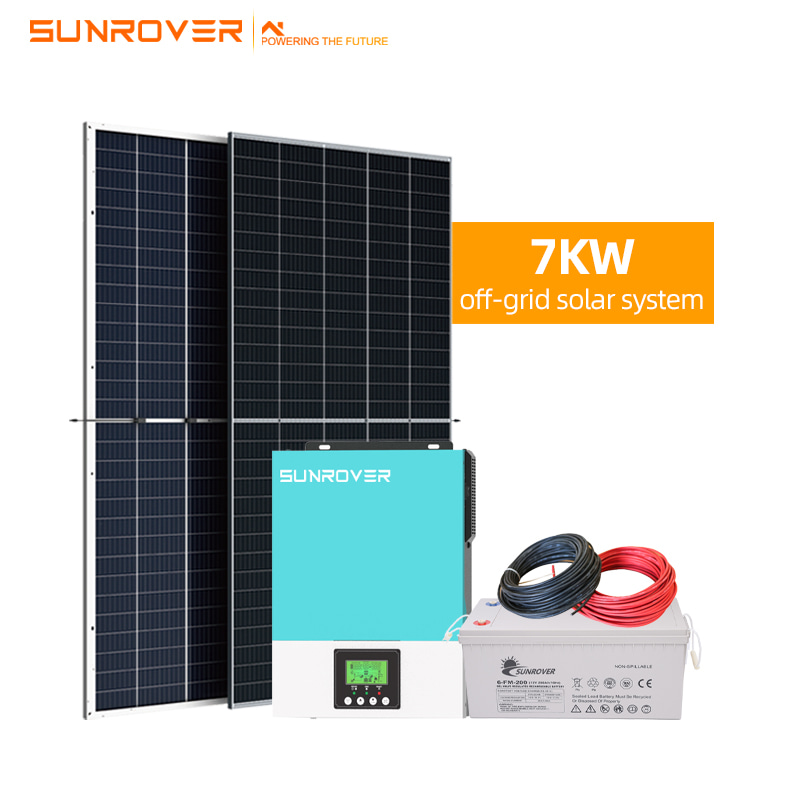 Completo Completo Painel Solar 7KW Sistema Fora da Rede Completo
