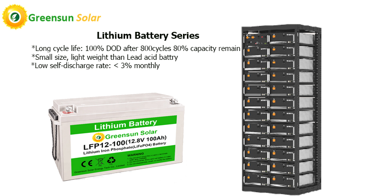Bateria de íon de lítio 12v 24v 48v