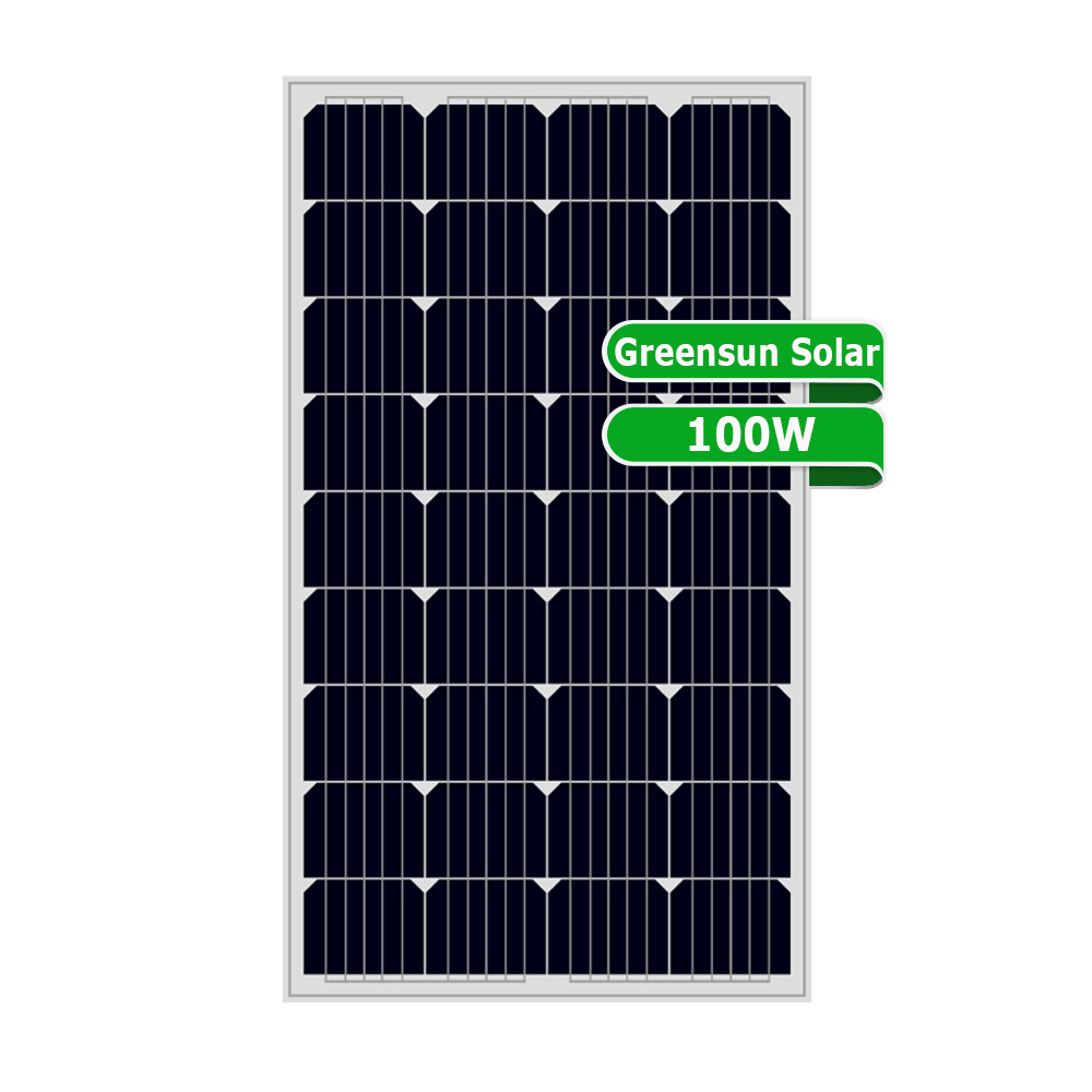 Painel Solar Pequeno 5W 10W 20W 30W 50W 60W 80W Módulo Fotovoltaico Monocristalino 12V 24V 36Células
