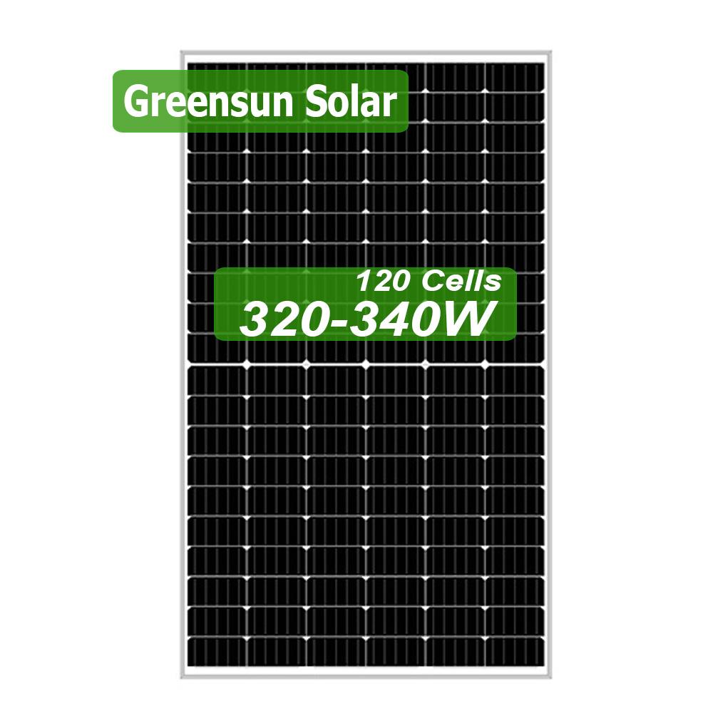 5BB Half Cut 120cells Mono Painel Solar 320w 325w 330w 335w 340w Módulos fotovoltaicos
