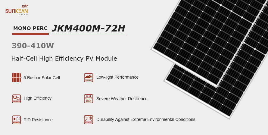 Painéis solares de meia célula Mono Perc