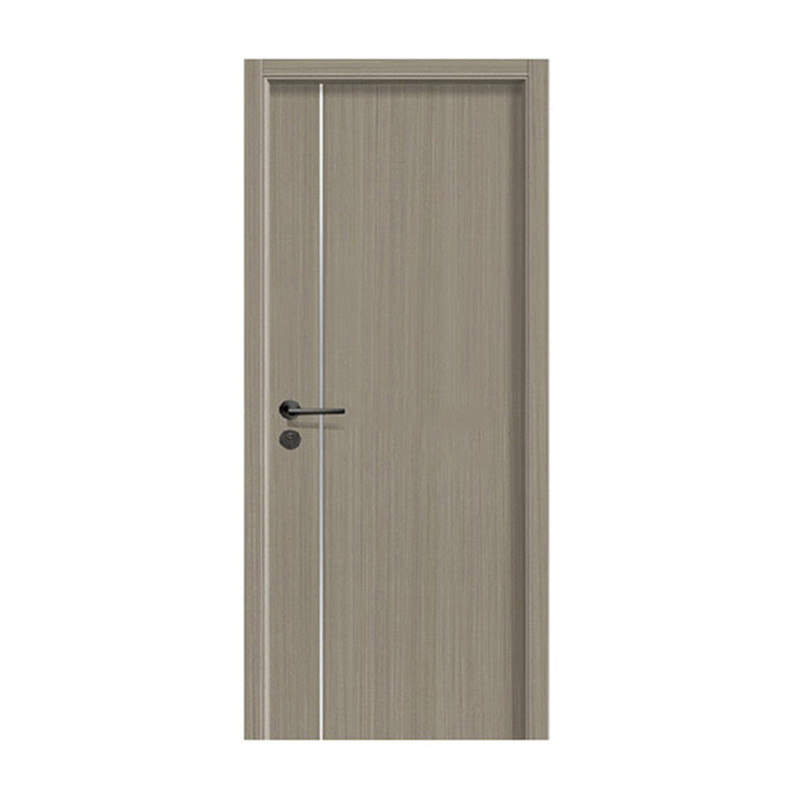 Novo design porta folheada de carvalho branco à prova de som porta de madeira mdf melamina teca porta de madeira maciça