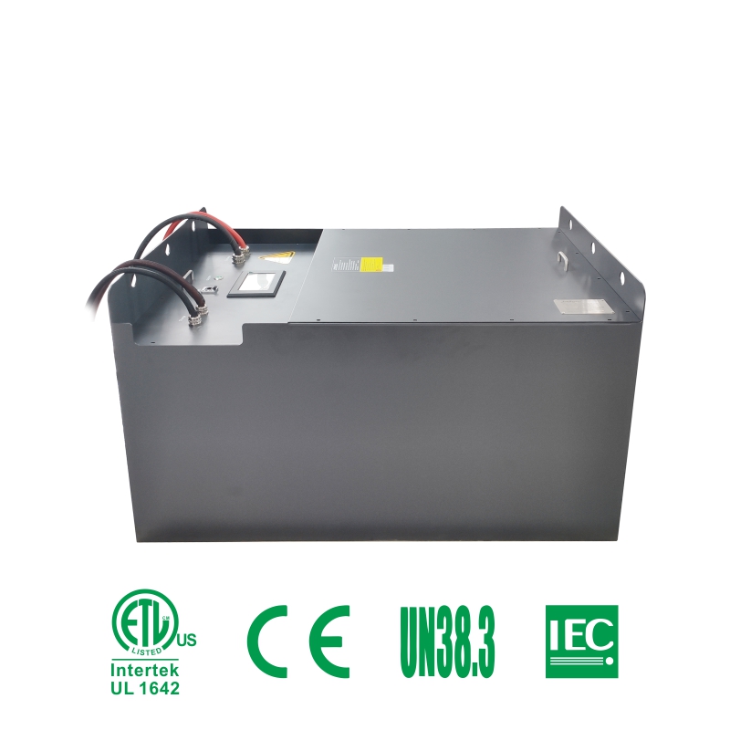 Bateria de lítio para empilhadeira com aprovação UL
