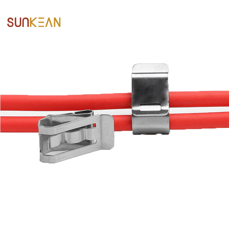 Grampos de cabo solar universal de aço inoxidável 304 para cabos de braçadeira 2