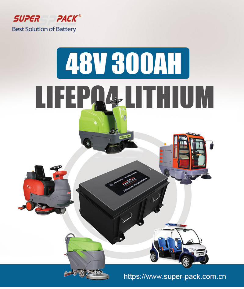 Equipamento de Limpeza Superpack 48V 300Ah lifepo4