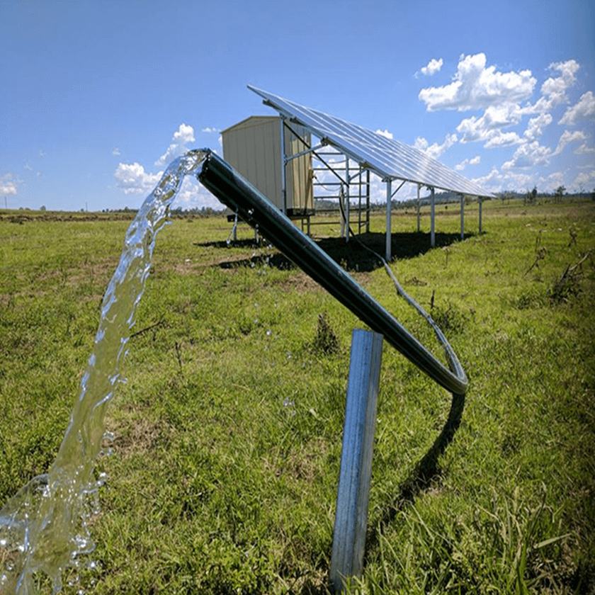 sistema de irrigação por bomba