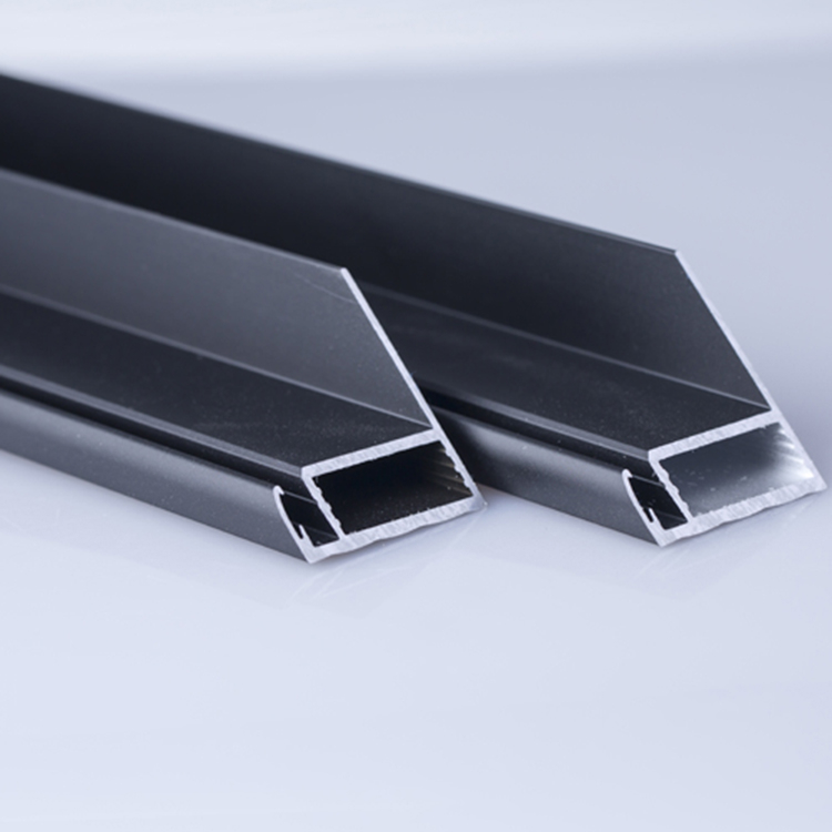 Moldura de montagem personalizada para painel de led alumínio anodizado moldura de painel solar
