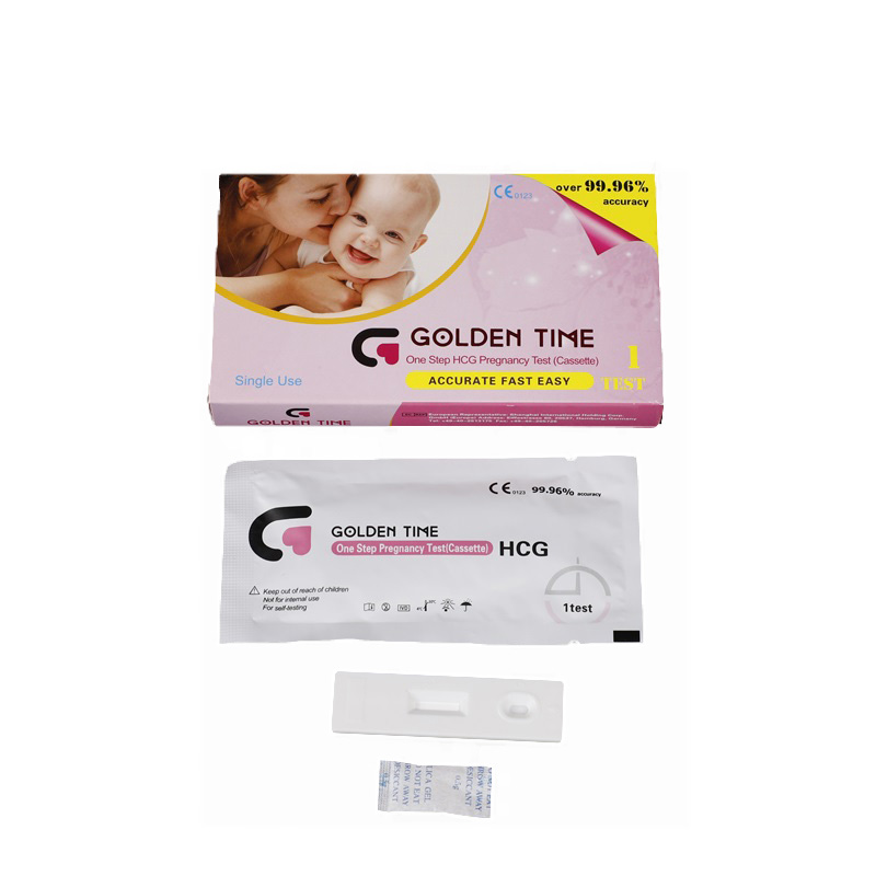 Cassete de teste de gravidez HCG de uma etapa
