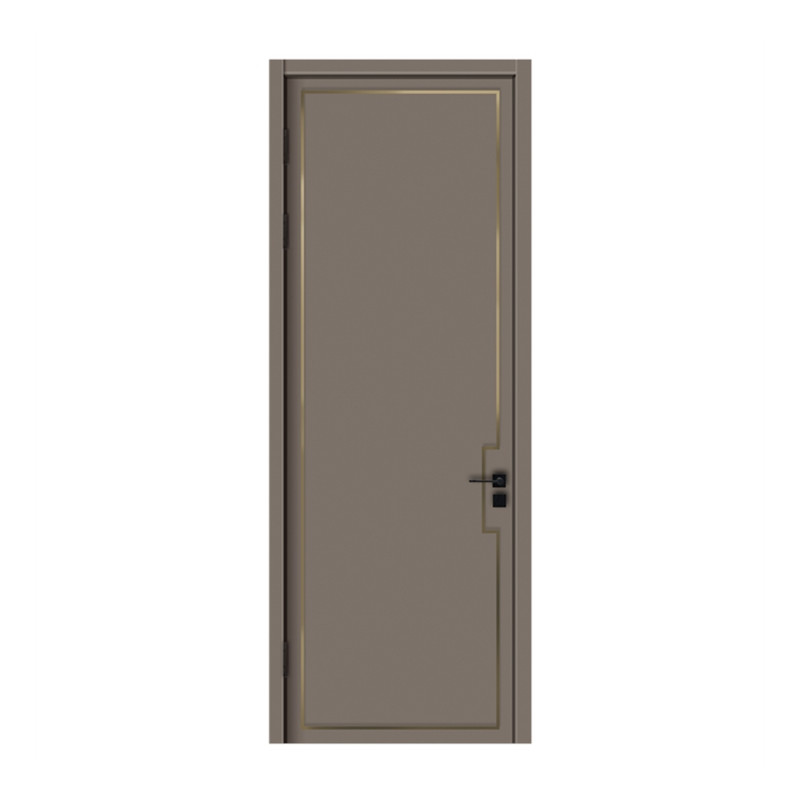 Porta da frente em madeira maciça de teca design de alta qualidade melamina porta interna do quarto
