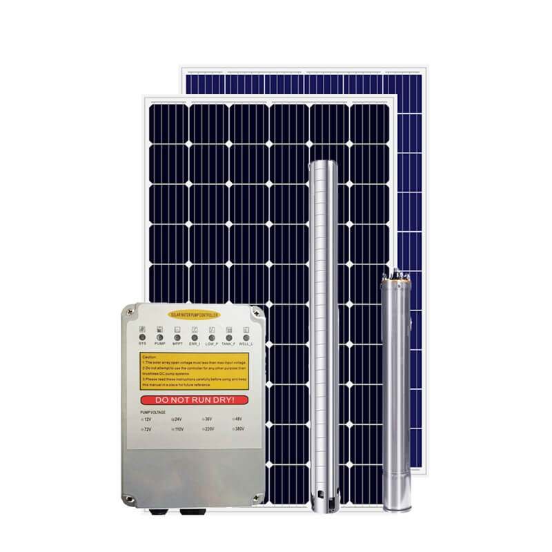 Potência da bomba de água movida a energia solar de água doméstica dc por painel solar