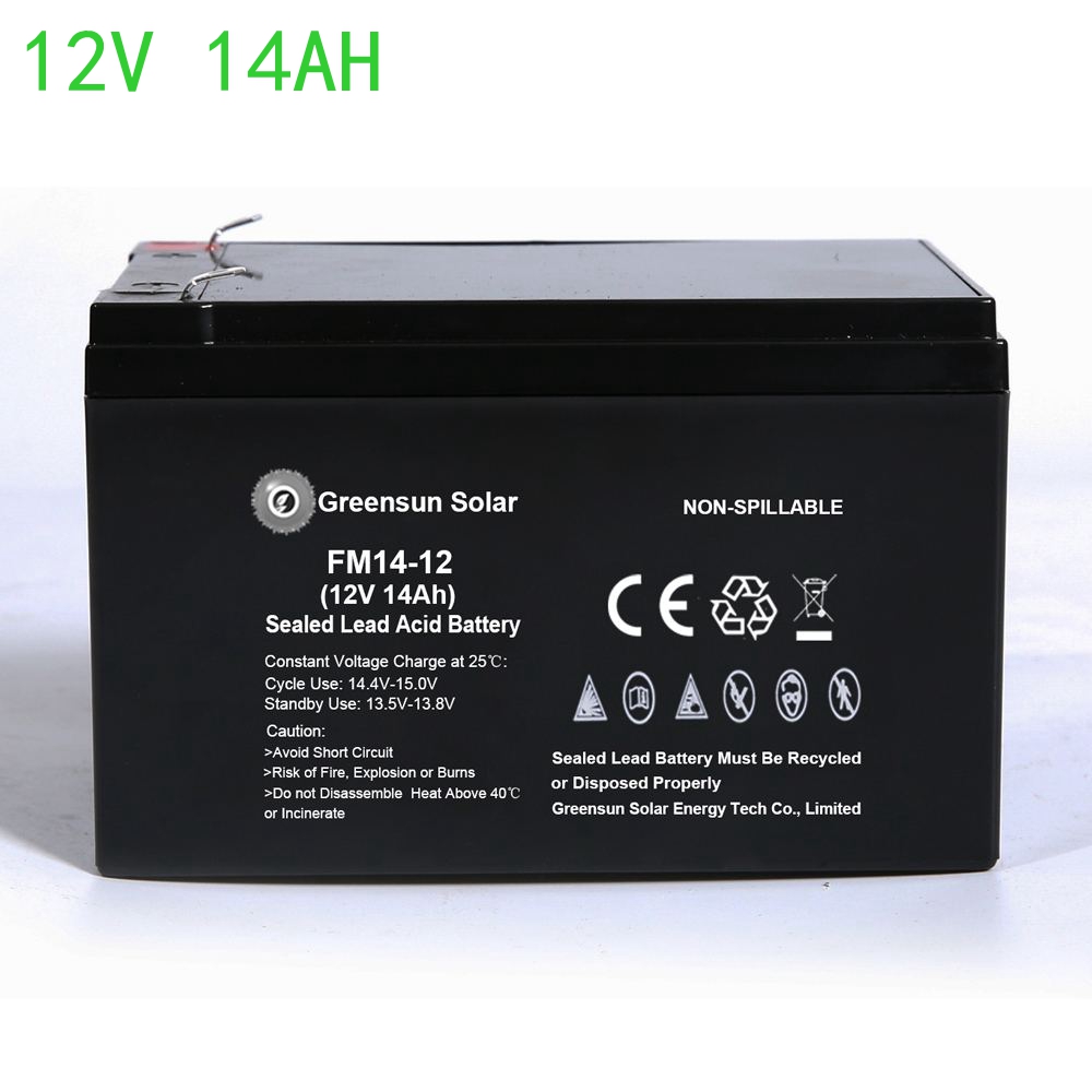 Bateria de chumbo-ácido regulada por válvula 12v 14ah AGM
