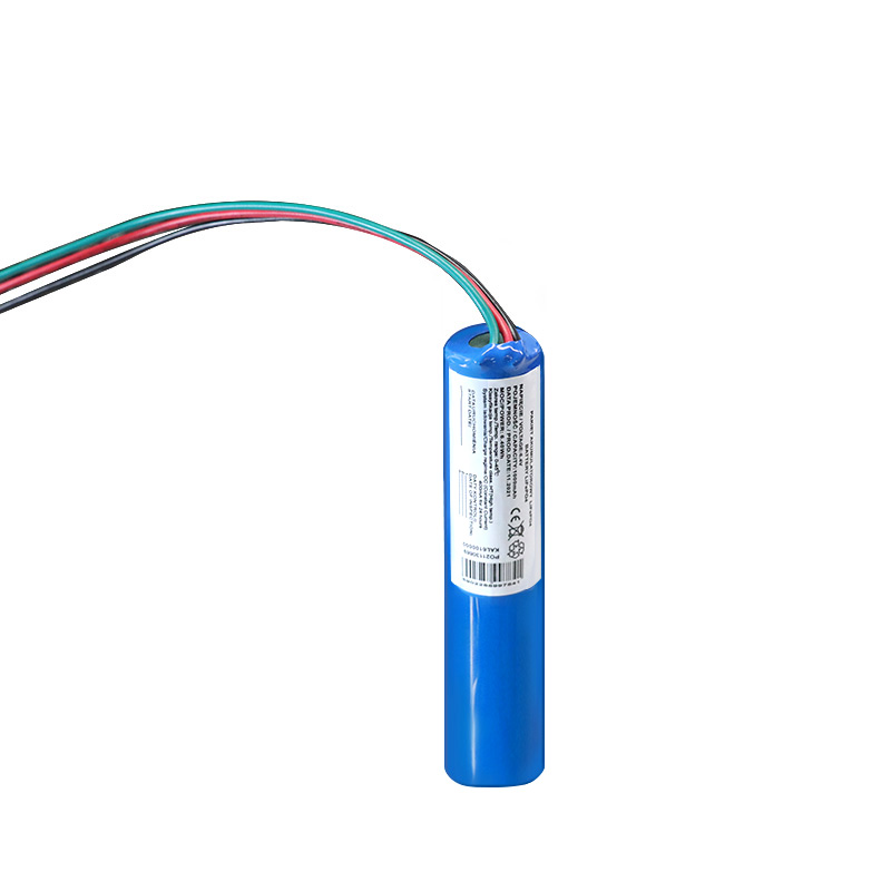 Bateria de lítio recarregável Superpack IFR18500 6v1Ah para iluminação de emergência
