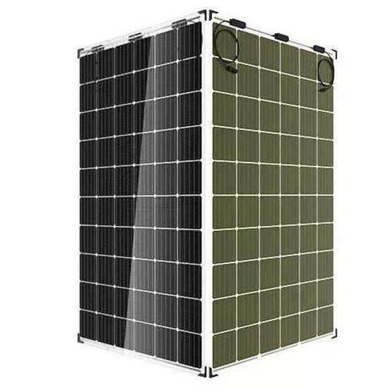 Mono 60 células fotovoltaicas 310w 320w 330w bifaciais PERC módulos solares duplos para venda
