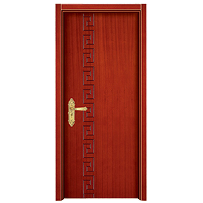 Porta principal de entrada de madeira natural de alta qualidade Porta de quarto esculpida Porta de madeira maciça
