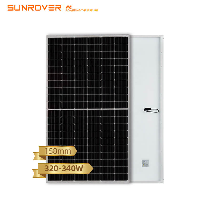 Meia célula 320 w 325 w 330 w 335 w 340 w preço do módulo solar do painel solar para uso do sistema
