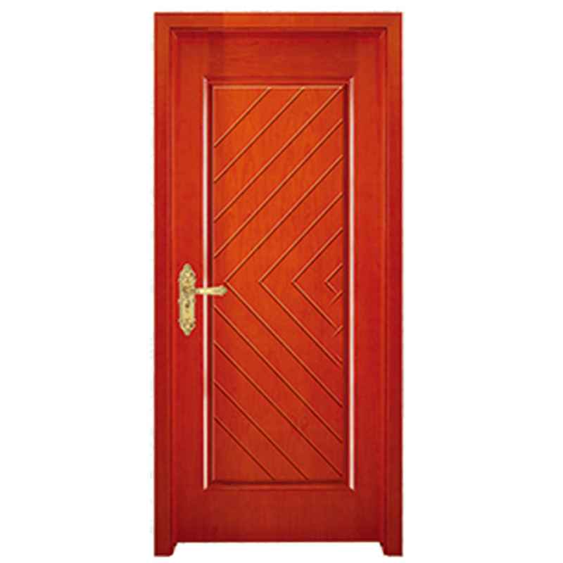Porta de madeira interior de boa qualidade, madeira de teca natural, porta principal do quarto à prova de som, porta de madeira MDF