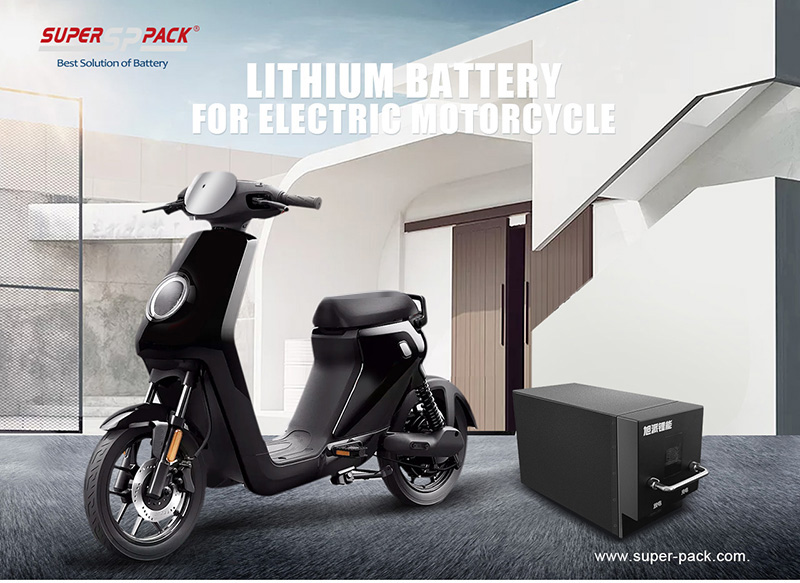 Bateria de lítio para motocicleta elétrica