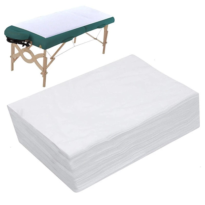 Lençóis de cama de spa descartáveis ​​lençol de mesa de massagem impermeável capa de cama tecido não tecido 180 x 80 CM
