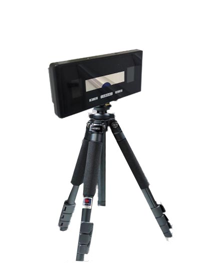 Scanner de íris biométrica binocular portátil de alta precisão barato para Windows USB com câmera dupla para eleição
