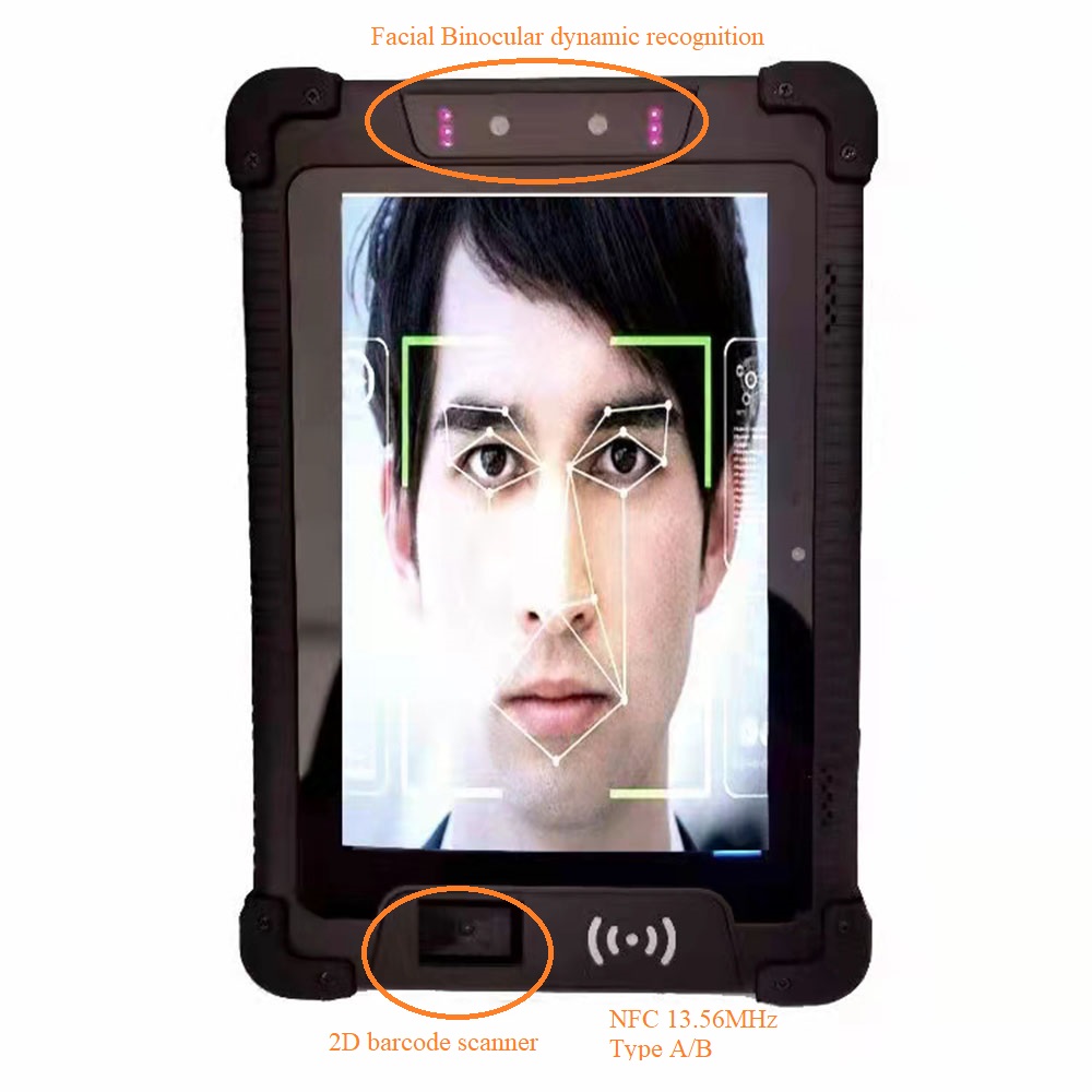 Tablet com reconhecimento facial