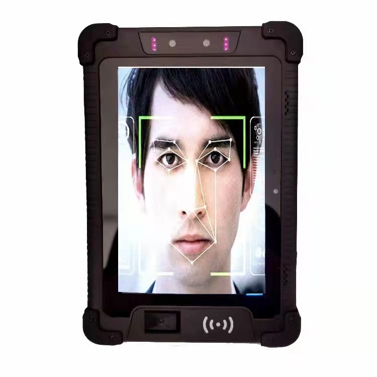 Tablet duplo USB 4G Android com impressão digital facial biométrica com assiduidade com RS232 e RJ45
