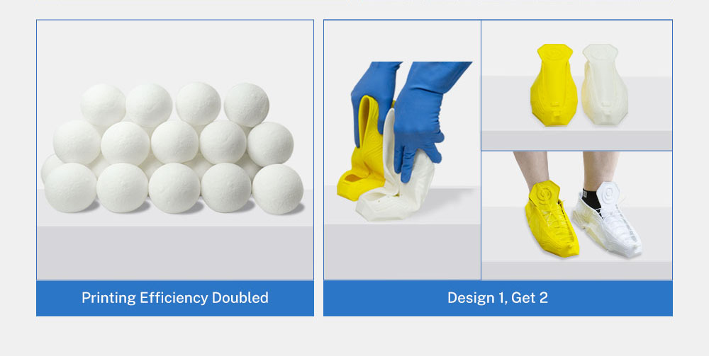 Dupla produtividade do sistema de impressão 3D DMP