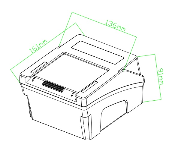 Scanner de impressão digital da eleição presidencial