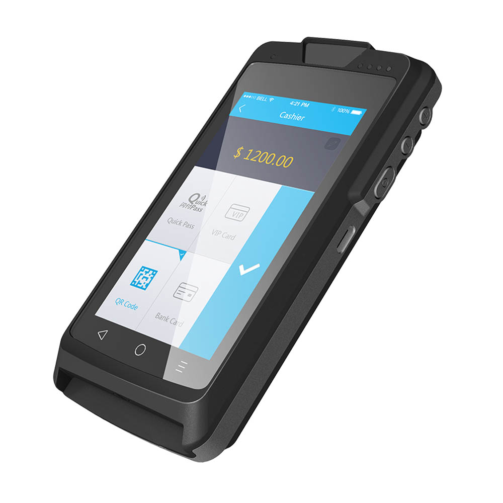 Mais portátil financeiro 4G Paypass Paywave PCI PTS Android EFT Smart POS
