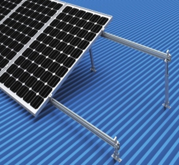 Sistema de montagem solar de telhado de chapa metálica II

