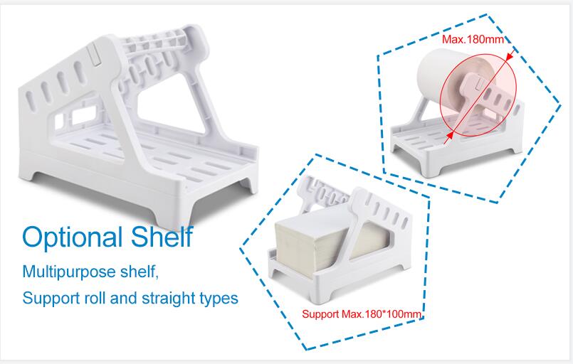 Suporte de rolo de papel térmico