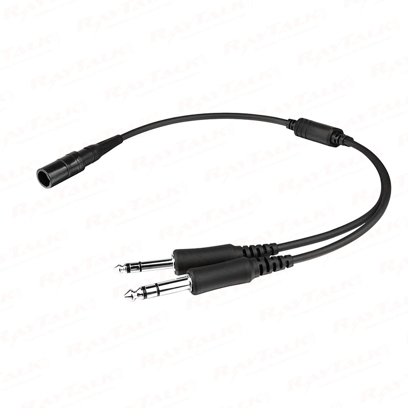 CB-06 Bo se A20 6 pinos LOME fone de ouvido para GA adaptador de cabo de plugue duplo
