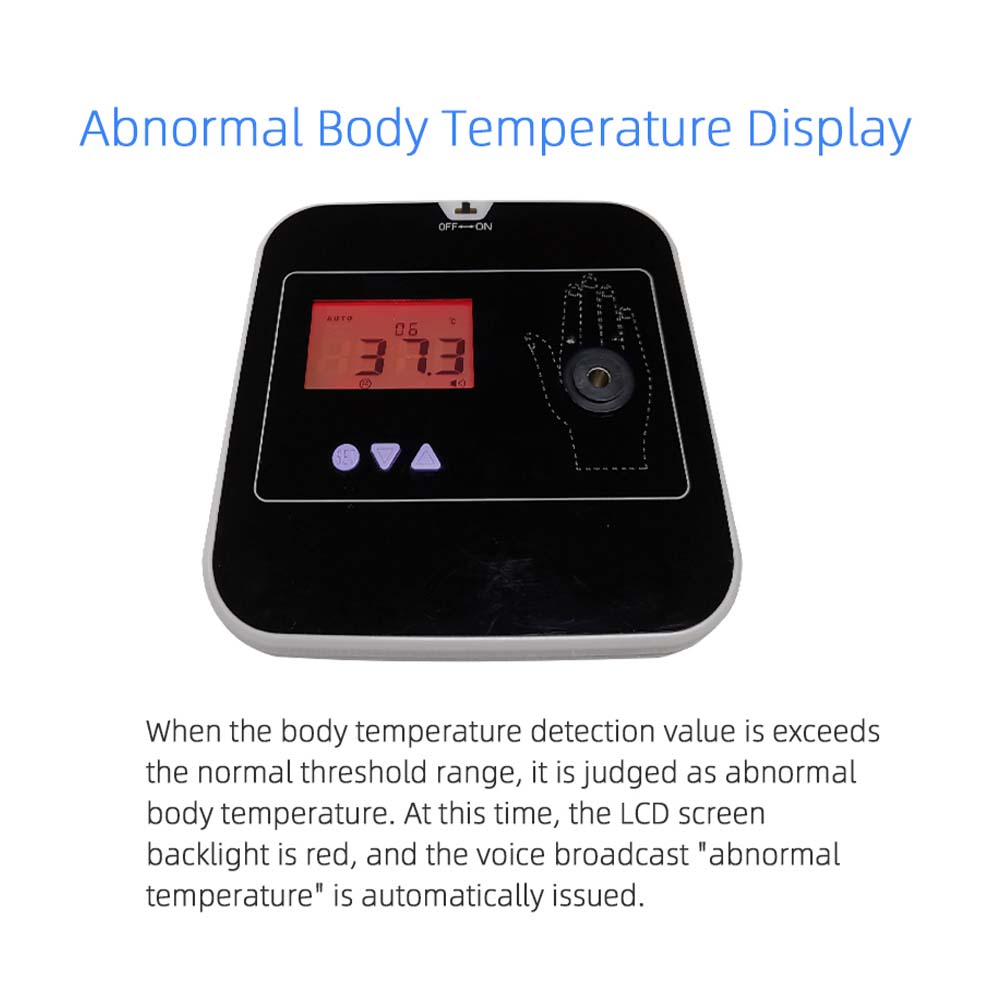 Medidor de temperatura corporal de verificação rápida