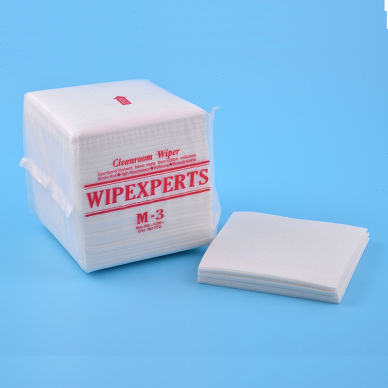Toalhetes não tecidos M-3 Cleanroom Wiper para industrial
