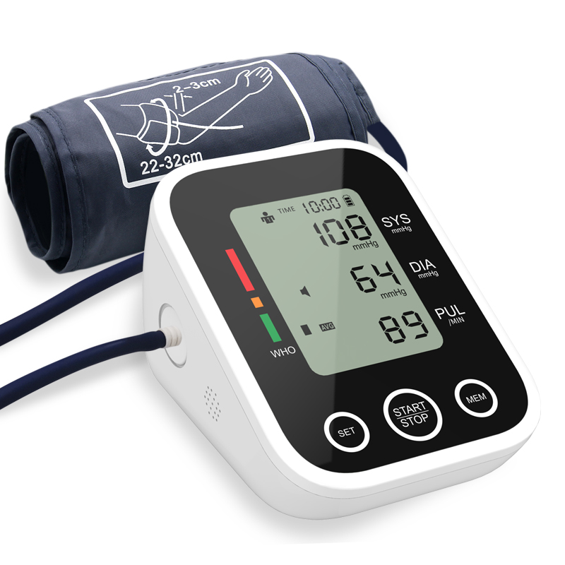 Novo monitor digital medidor de pressão arterial esfigmomanômetro
