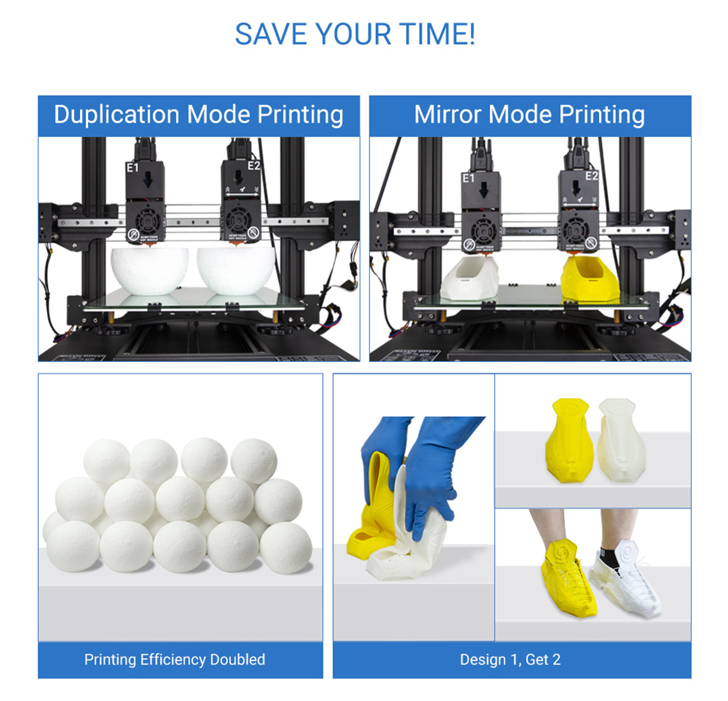 Impressora 3D Tenlog DMP Sace seu tempo