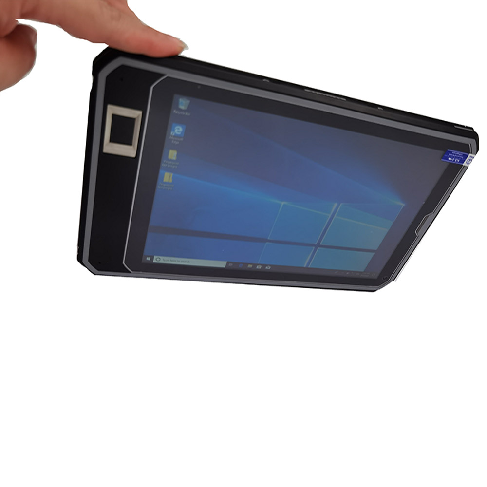 Tablet PC de impressão digital biométrica de 10 polegadas IP68 robusto 4G Windows Intel Education
