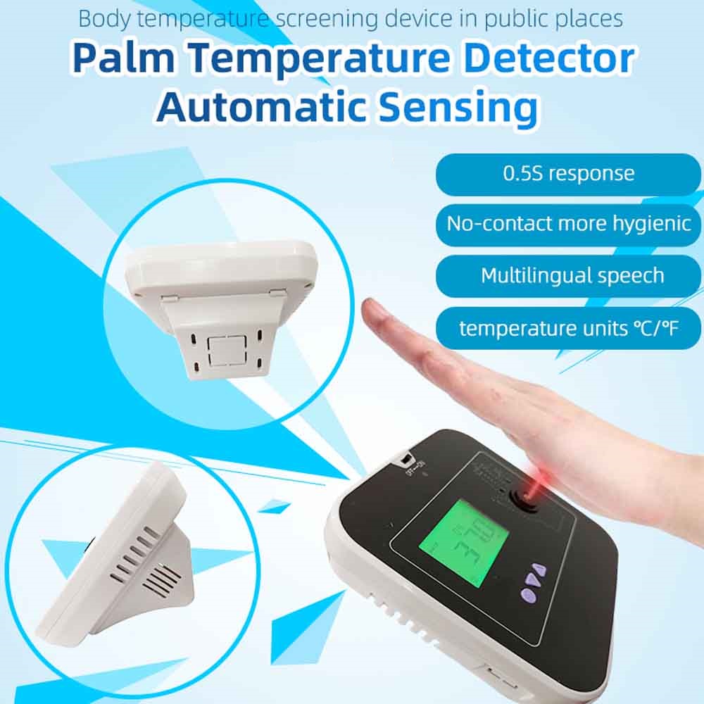 Scanner de medição de temperatura da palma