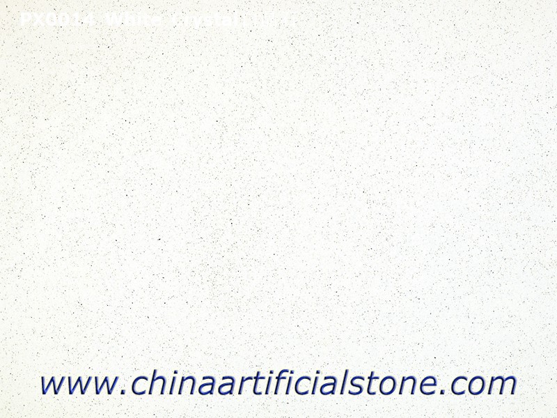 Lajes e ladrilhos de mármore artificial branco cristal barato

