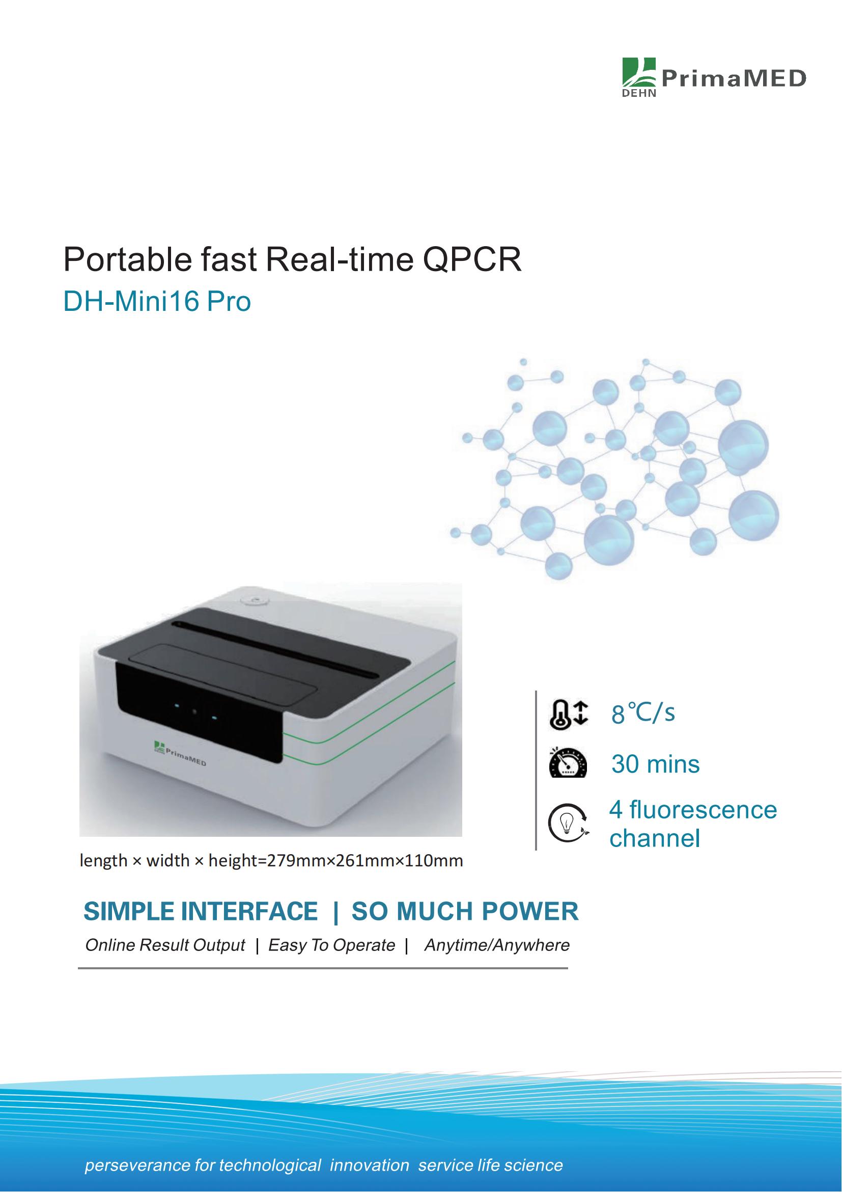 QPCR portátil rápido em tempo real