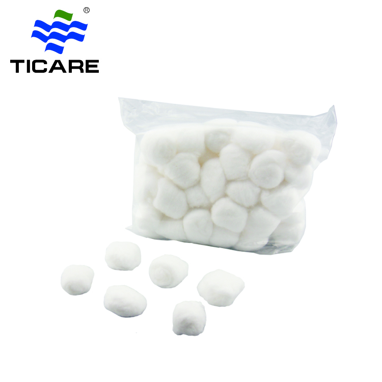 Bolas de algodão descartáveis ​​médicas 0,5g
