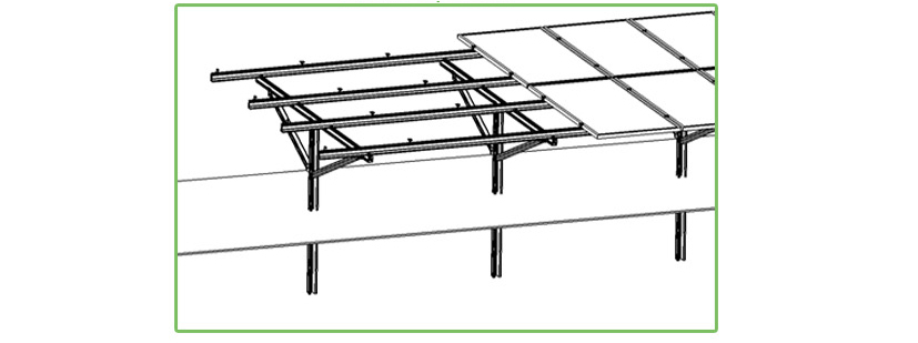 rack de painel solar