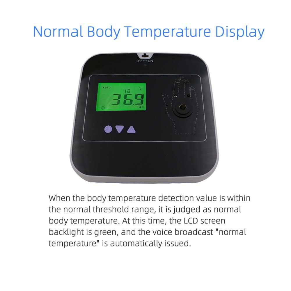 Scanner de temperatura digital da palma