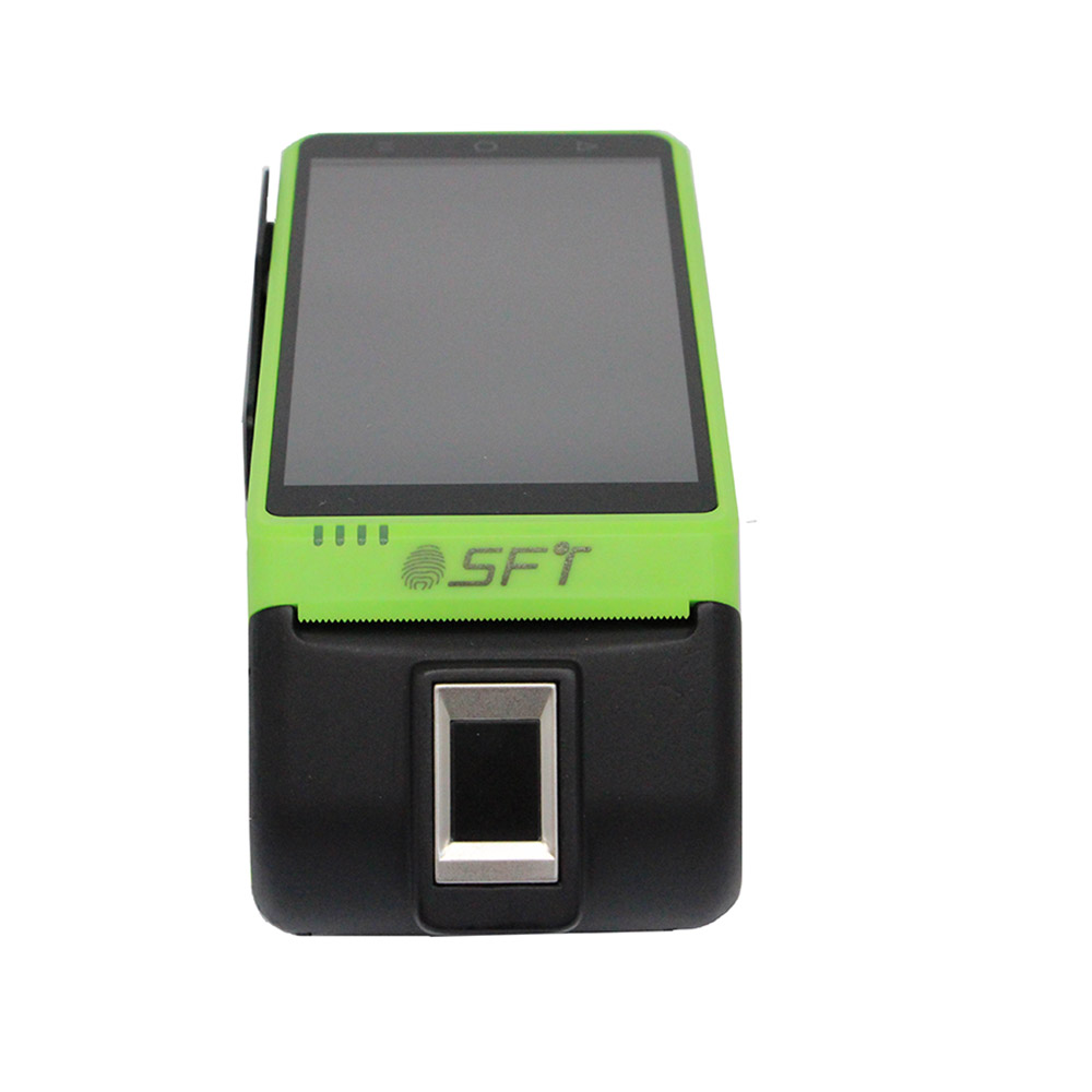 4G EMV PCI SFT FBI impressão digital biométrica portátil Android eSim MPOS Terminal
